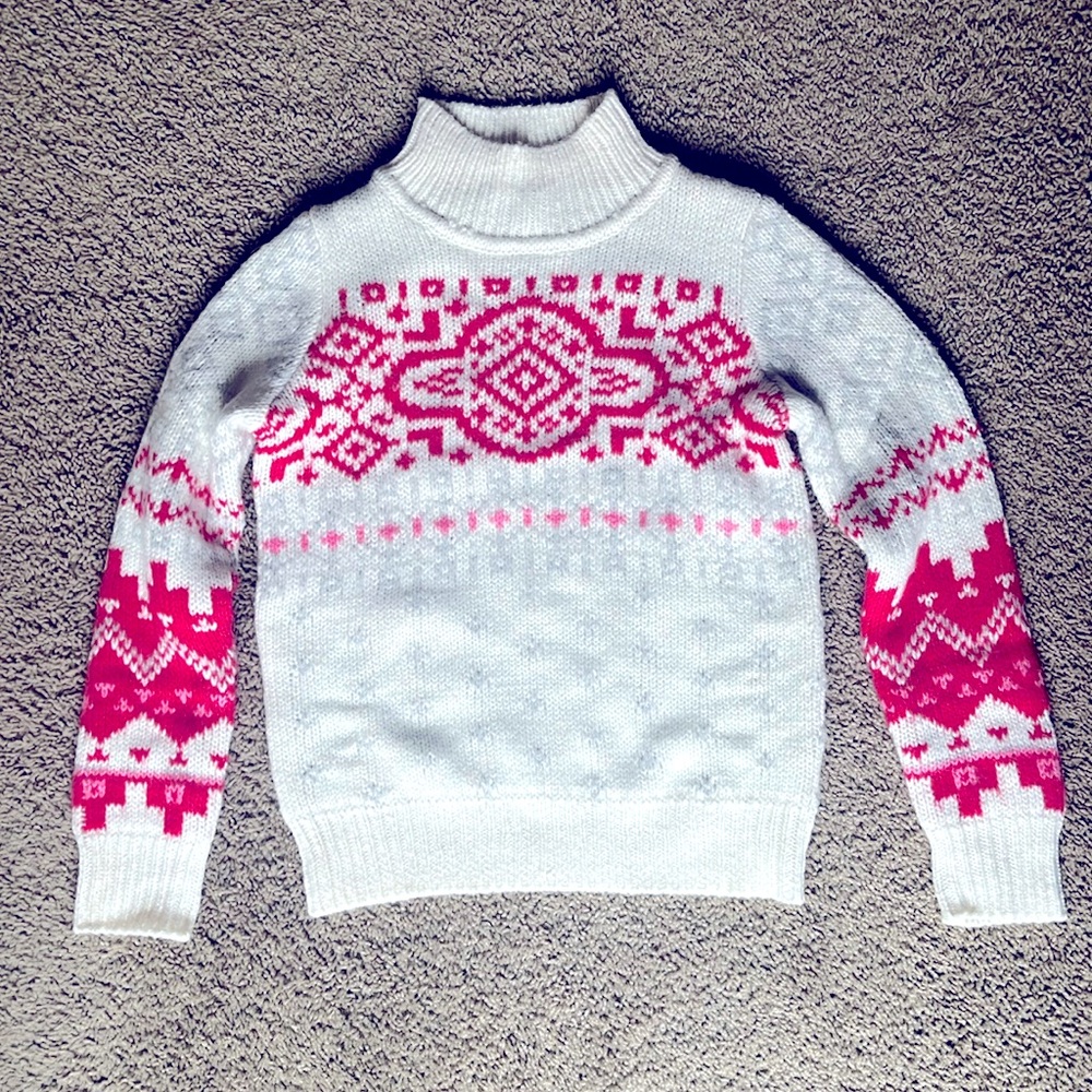 Gap Fair Isle Mock-neck Sweater Size XS